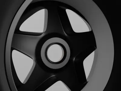 90s Speedline Formula 1 Wheel 3D model