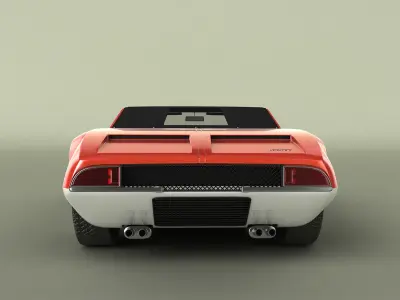 De Tomaso Mangusta Spider 3D model