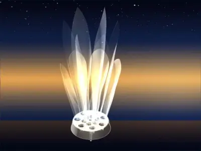 AquaColector plant in pot Free 3D model