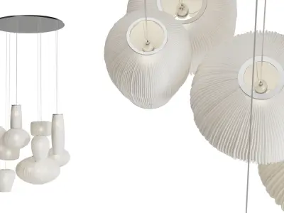 Carina Cluster Pendant Lights 3D model