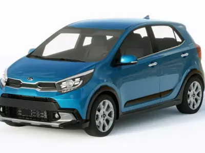 Kia Picanto X  2021 3D model