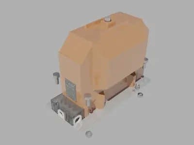 Medium voltage instrument transformer UCJ-24 Free 3D model