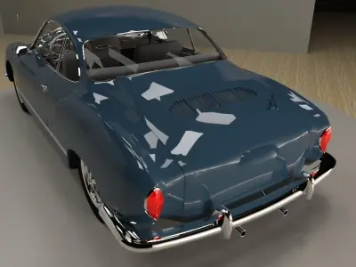 Volkswagen Karmann Ghia 3D model