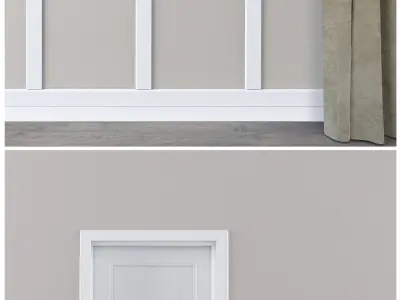 Selection moldings 2 Low-poly 3D model