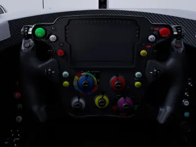 F1 2025 VCARB 02 Formula 1 Race Car Low-poly 3D model Low-poly 3D model