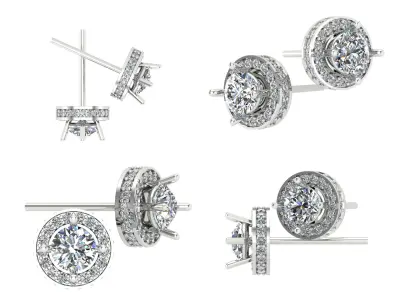 Earrings ri18 3D print model