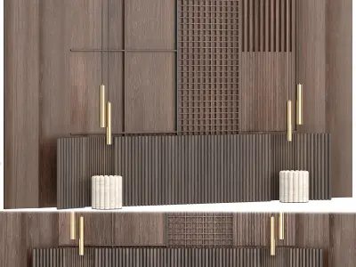 Decor Panel Low-poly 3D model