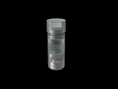Pillar Tap dirty Low-poly 3D model