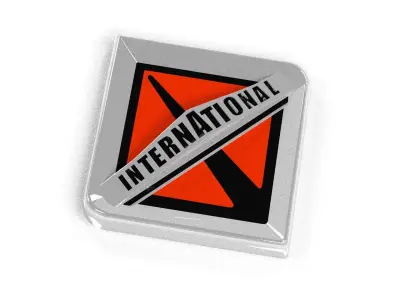 International Truck Logo Free low-poly 3D model