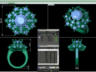 3D CAD NJ-1480-Ring 3D print model