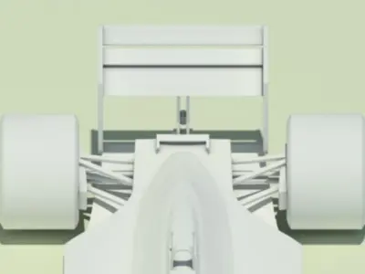 Detailed model of McLaren MP4-4 3D model