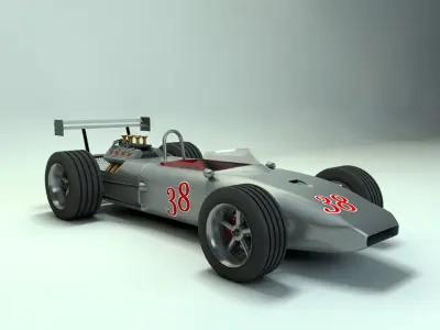 Race Car old style 3D model