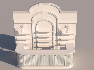Cocktail Bar 3D model