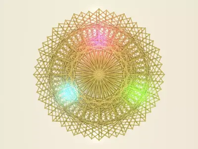 Abstract star 3D model