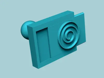 Stamp 92 - Naruto - Fondant Decoration Maker Toy 3D print model