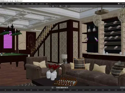 Living Room  3D model