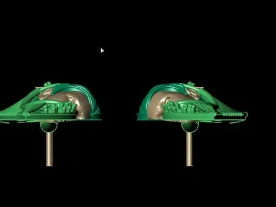 Magerit earing 3D print model