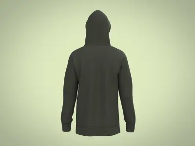 Nike Mens Pullover Fleece Soccer Hoodie 3D model