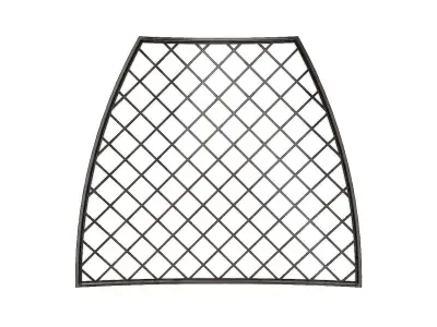 Grade Curva Curved Grille 3D model
