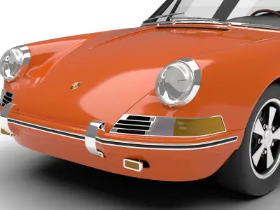 Porsche 911 Targa 1967 3d model  3D model