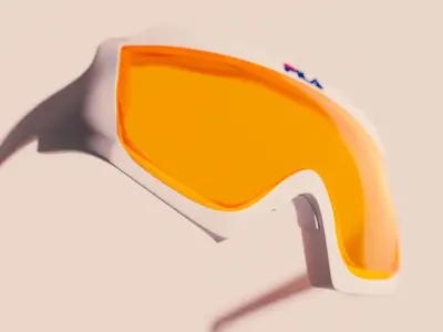 Fila Concept Sunglasses Mask 3D model
