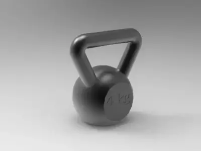 Kettle Bells 4 kg 3D print model