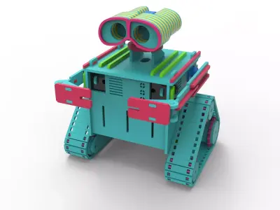 wall E Robot 3D print model