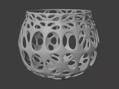 Voronoi Bowl 3D model