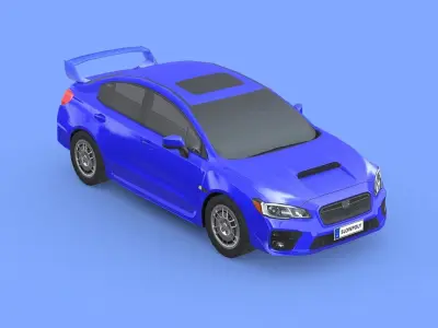 Subaru Impreza WRX STi 3D model