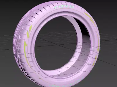 Street Tire  3D model