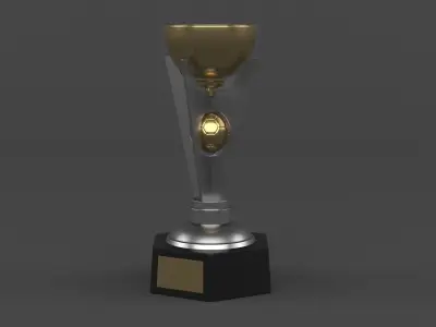 Trophy Cup 3D model 11