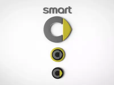 Logo Car Smart 3D model