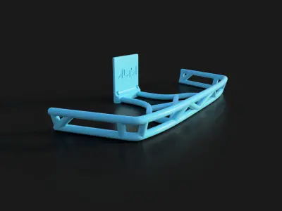 Yokomo Yd2 rear stealth esc mount and bumper Free 3D print model