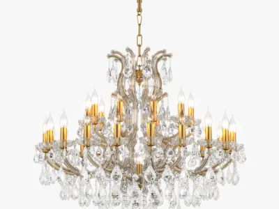 775313  Champa Osgona Chandelier 3D model