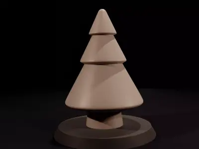 Christmast tree 3D Printable Model Free 3D print model