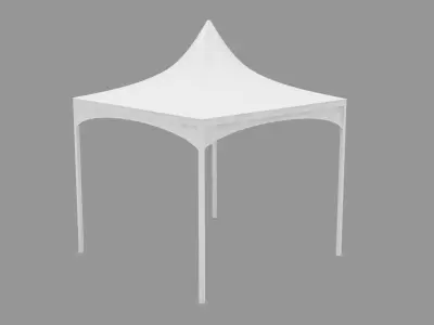 Outdoor Wedding Tent 3x3 4x4 5x5mt Low-poly 3D model