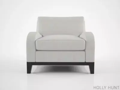 Holly Hunt Nabab Lounge chair 3D model