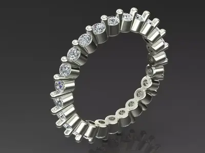 Band Ring 3D print model