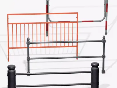 Guardrail Pack 3D Model Collection