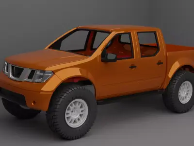 2005 Nissan Navara 3D print model