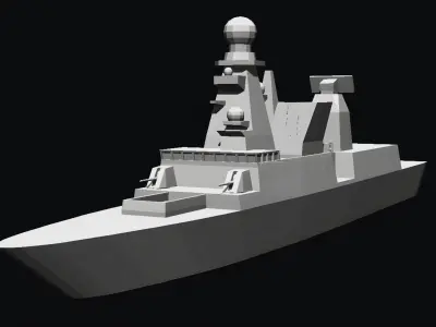 Horizon class frigate 3D print model