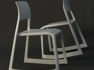 Tip Ton Chair 3D model