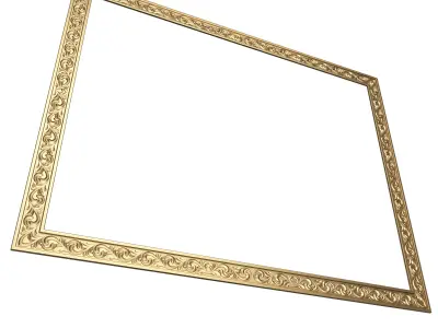 Classic Frame 022 Low-poly 3D model