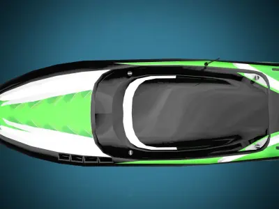 rc Boat  Low-poly 3D model