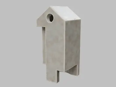 Village Lighthouse Deco 3D model