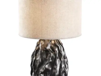 Rock vintage table lamp  3D model