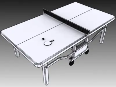 Ping Pong Table 3D model
