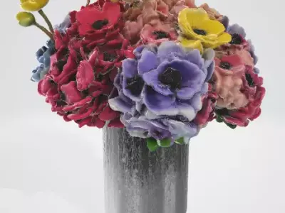 Flower Vase Decoration 3D model
