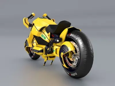 Future Flash Hybrid Bike  3D model