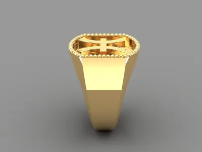 Pisces Ring Version 2 For Print STL 3D print model